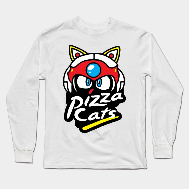 Pizza Cats Long Sleeve T-Shirt by Daletheskater